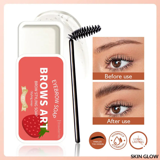 Eyebrow Styling Cream with a wand for long-lasting transparent three-dimensional looks