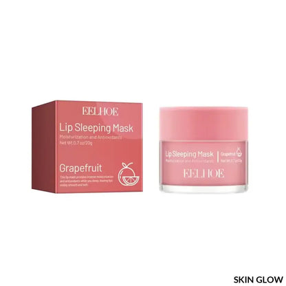 Pink Grapefruit Moisturizing Sleeping Lip Mask Night with its product box displayed