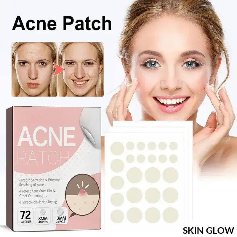 Pink box of 72 Pimple Patch Invisible Beauty Concealer acne treatment dots